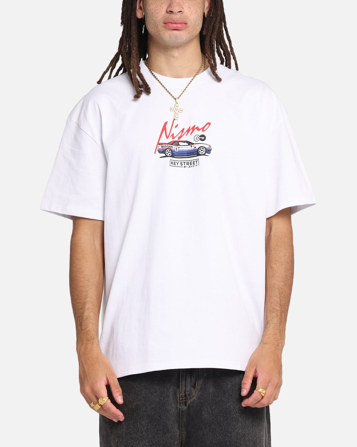 Key Street Bathurst Pits T-Shirt White