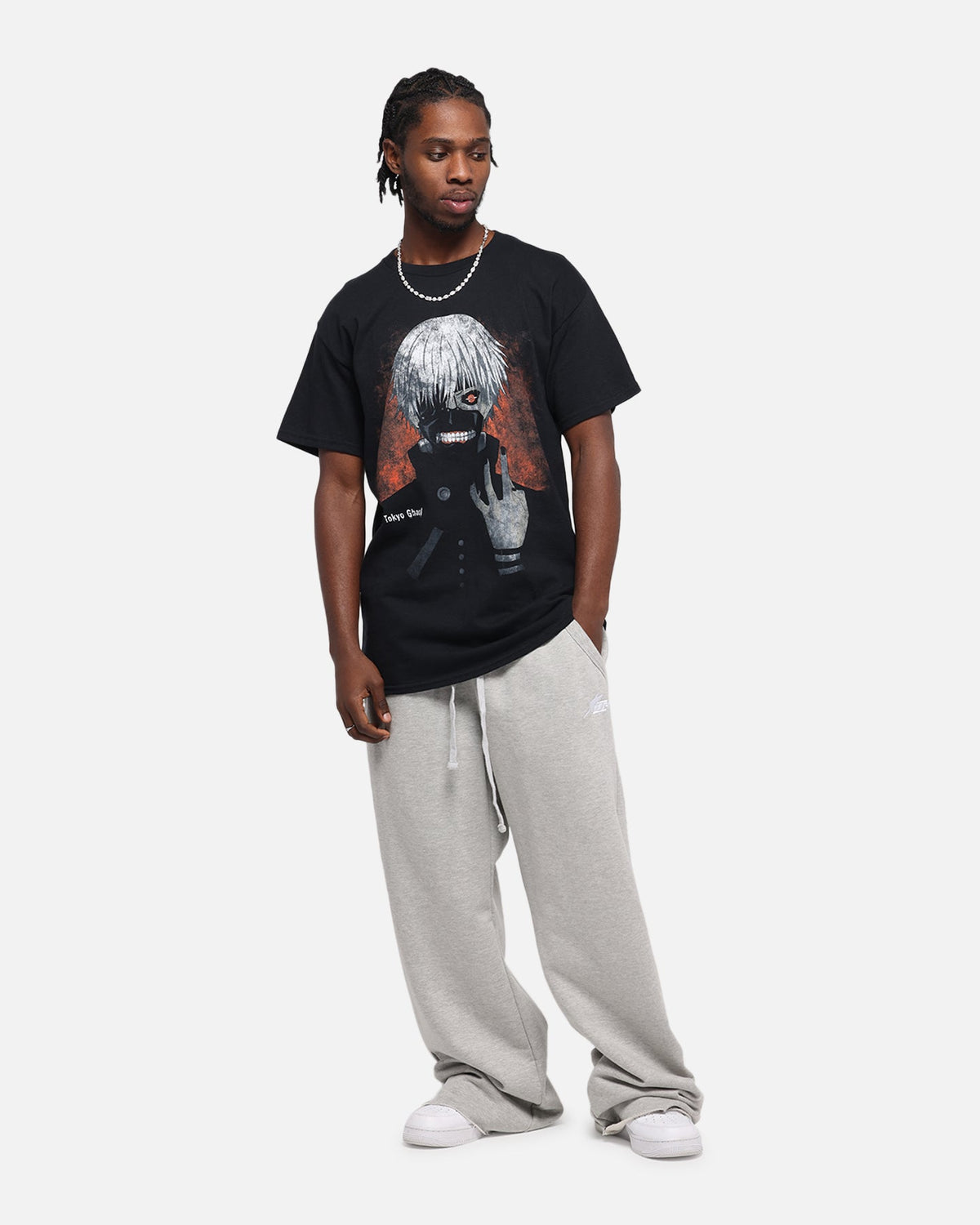 Goat Crew X Tokyo Ghoul Kaneki T-Shirt Black