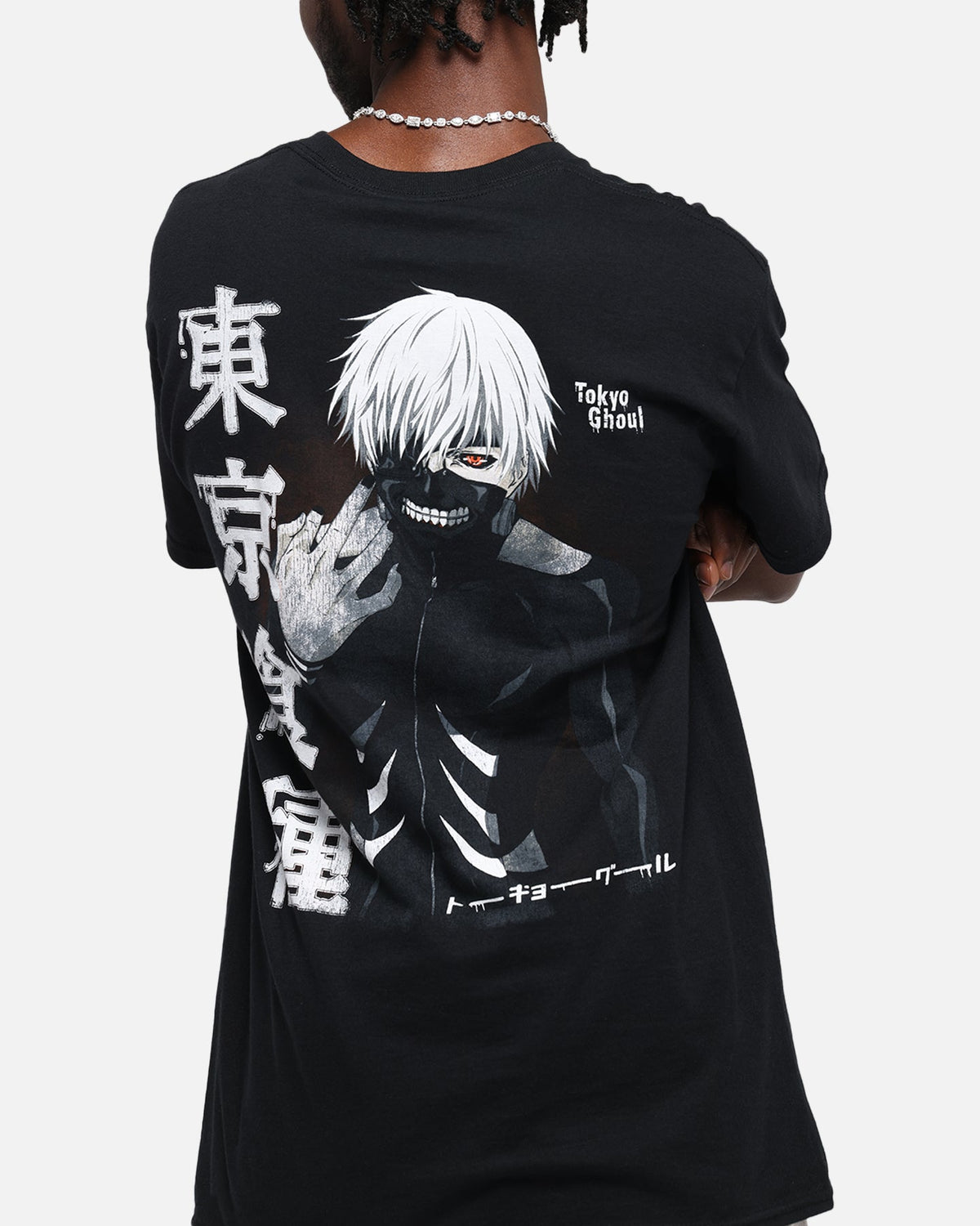 Goat Crew X Tokyo Ghoul Kaneki T-Shirt Black