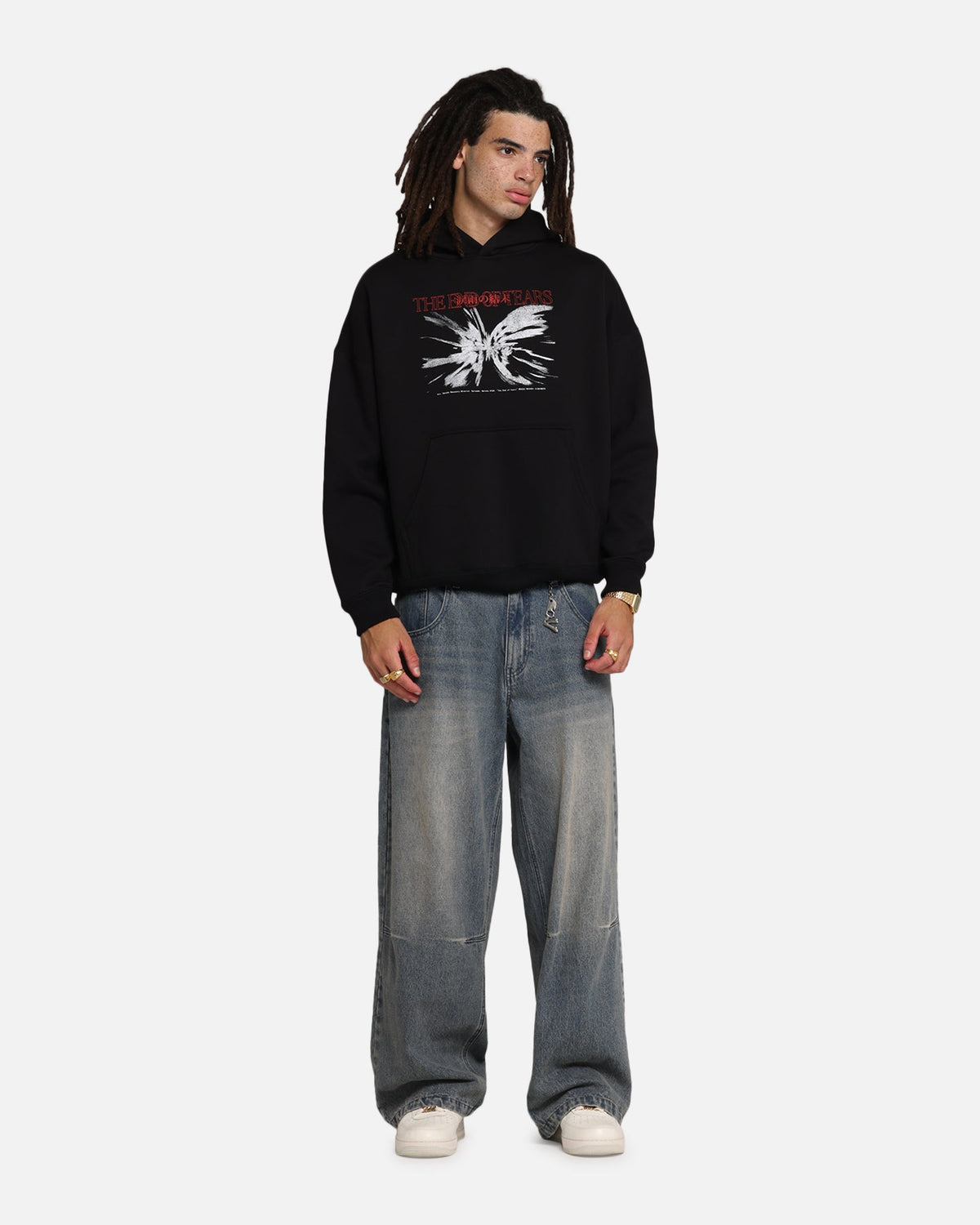 73Studio X Naruto The End Of Tears Premium Hoodie Black