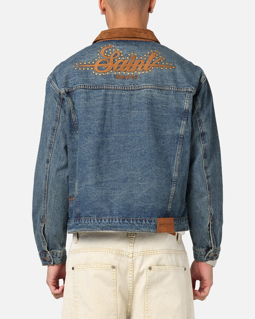 Saint Morta Rodeo Drive Denim Jacket Dirty Blue
