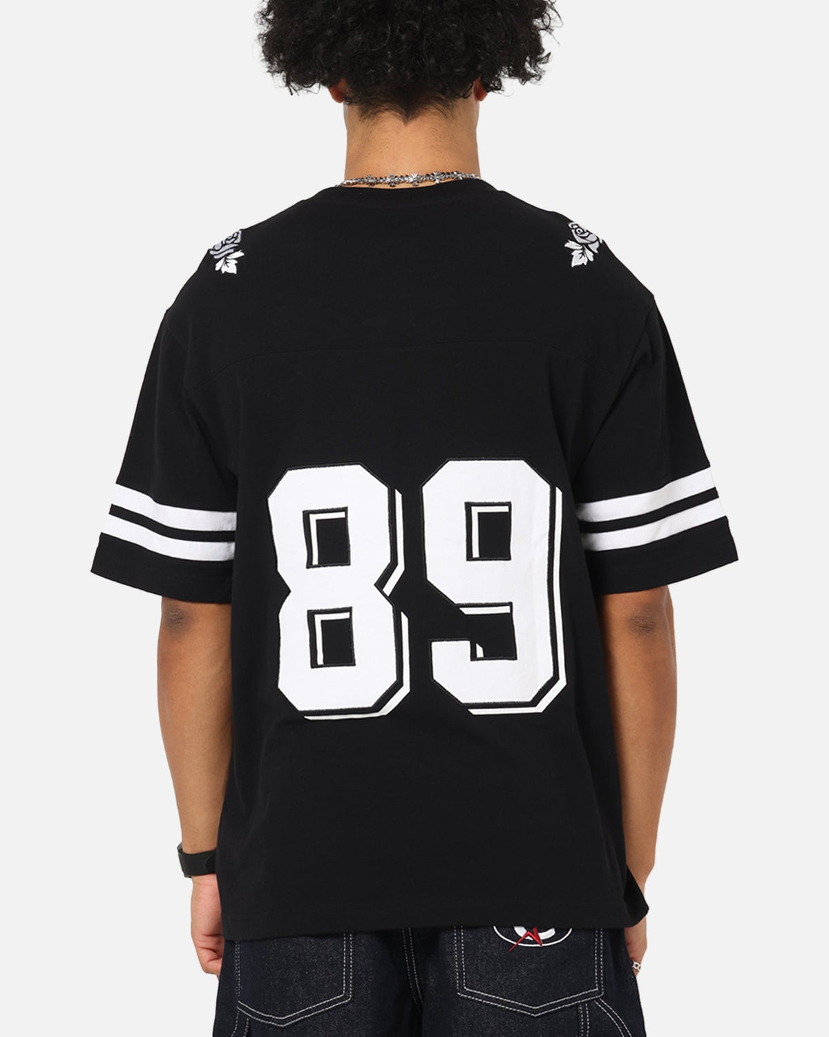 Carre Rose Bowl Football T-Shirt Black/White