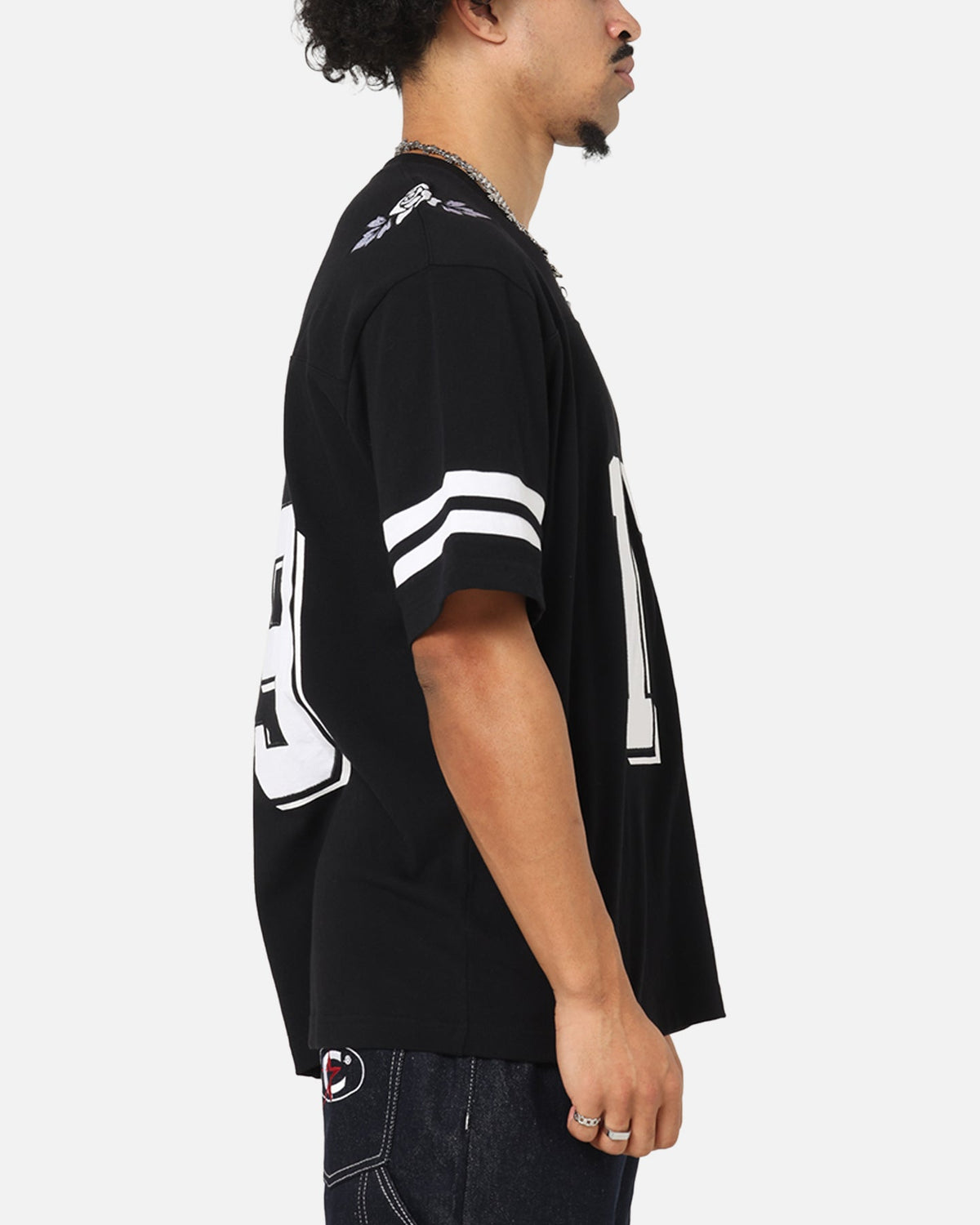 Carre Rose Bowl Football T-Shirt Black/White