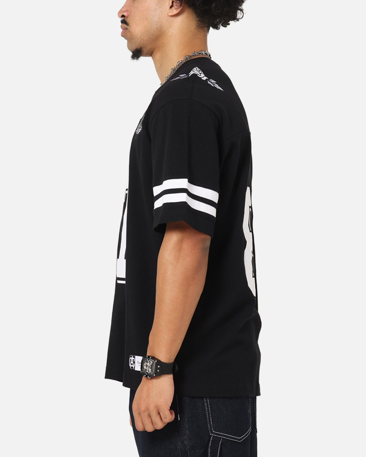 Carre Rose Bowl Football T-Shirt Black/White