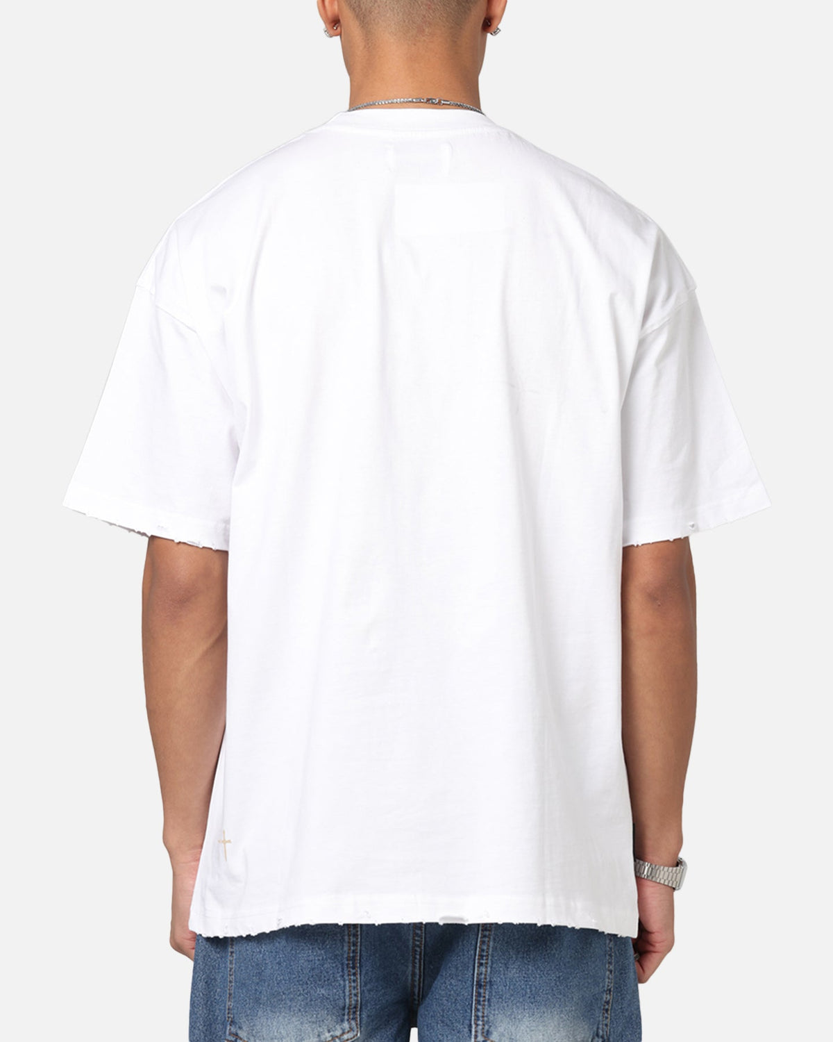 Saint Morta Rodeo Drive Boxy T-Shirt White/Brown
