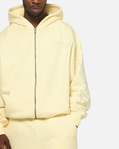 Ed Hardy Trinity Zip Hoodie Butter Yellow
