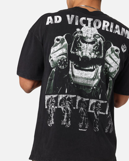 73Studio X Fallout '15 Fallout 4 Vintage T-Shirt Black Acidwash