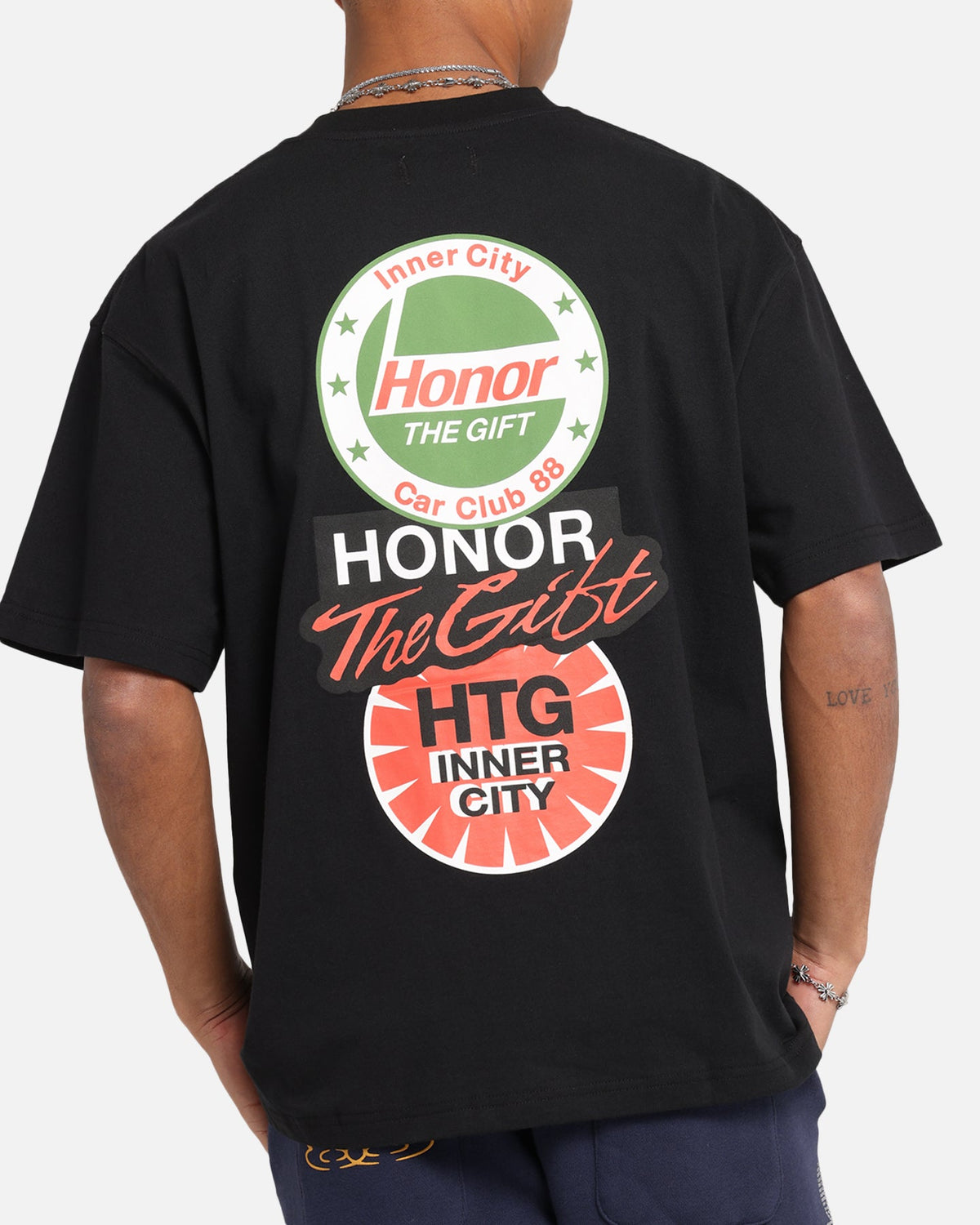 Honor The Gift Auto T-Shirt Black