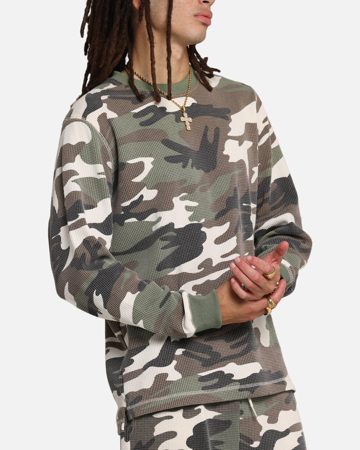XXIII Printed Thermal Long Sleeve T-Shirt Camo