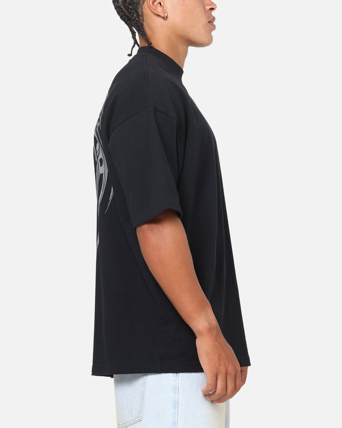 Saint Morta Departed Boxy T-Shirt Black/Grey