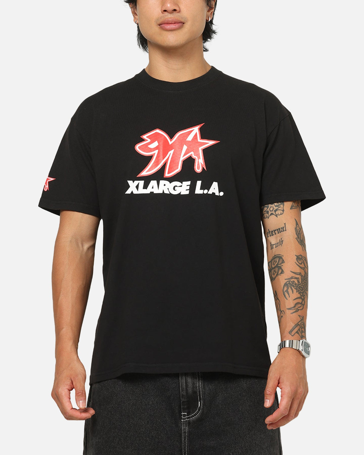 X-Large 91 Star T-Shirt Pigment Black