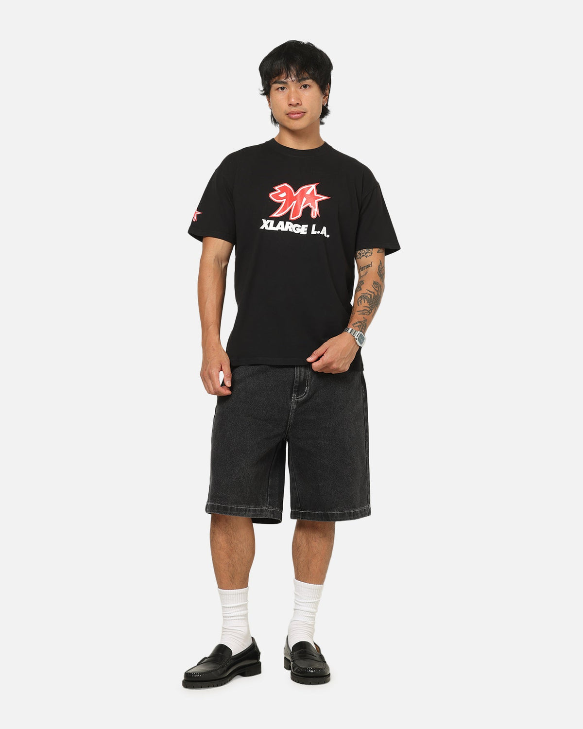X-Large 91 Star T-Shirt Pigment Black