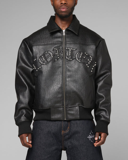 Loiter Imperial Vegan Leather Jacket Black