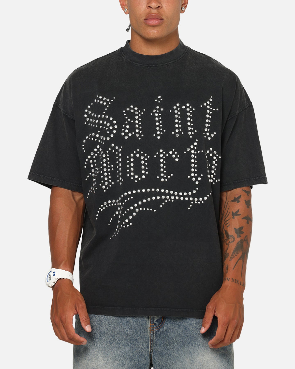Saint Morta Sanctified T-Shirt Vintage Black
