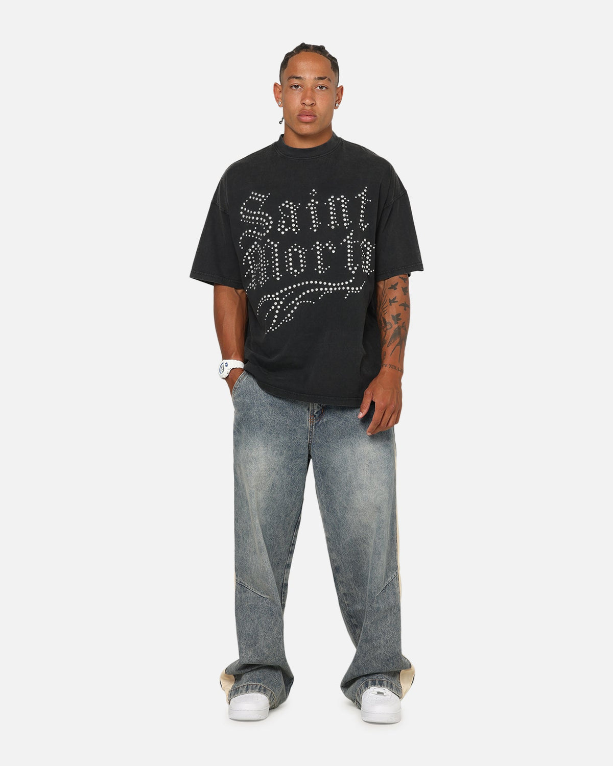 Saint Morta Sanctified T-Shirt Vintage Black