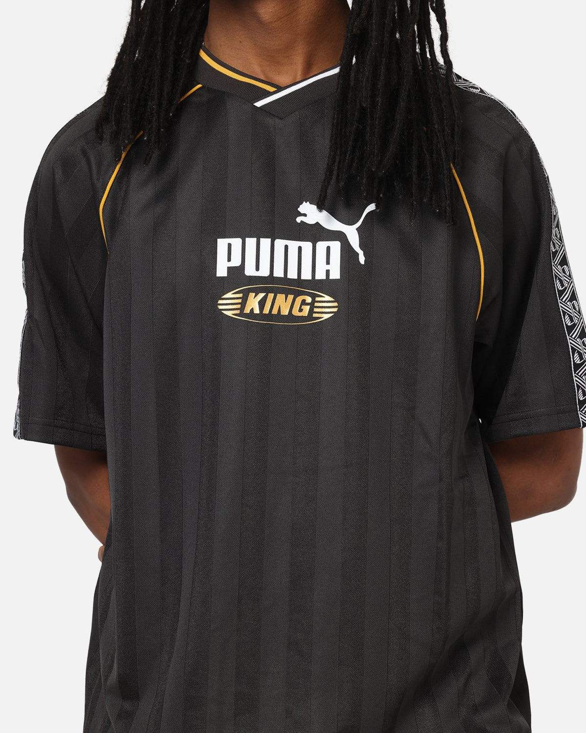 Puma King Relaxed Football Jersey Black
