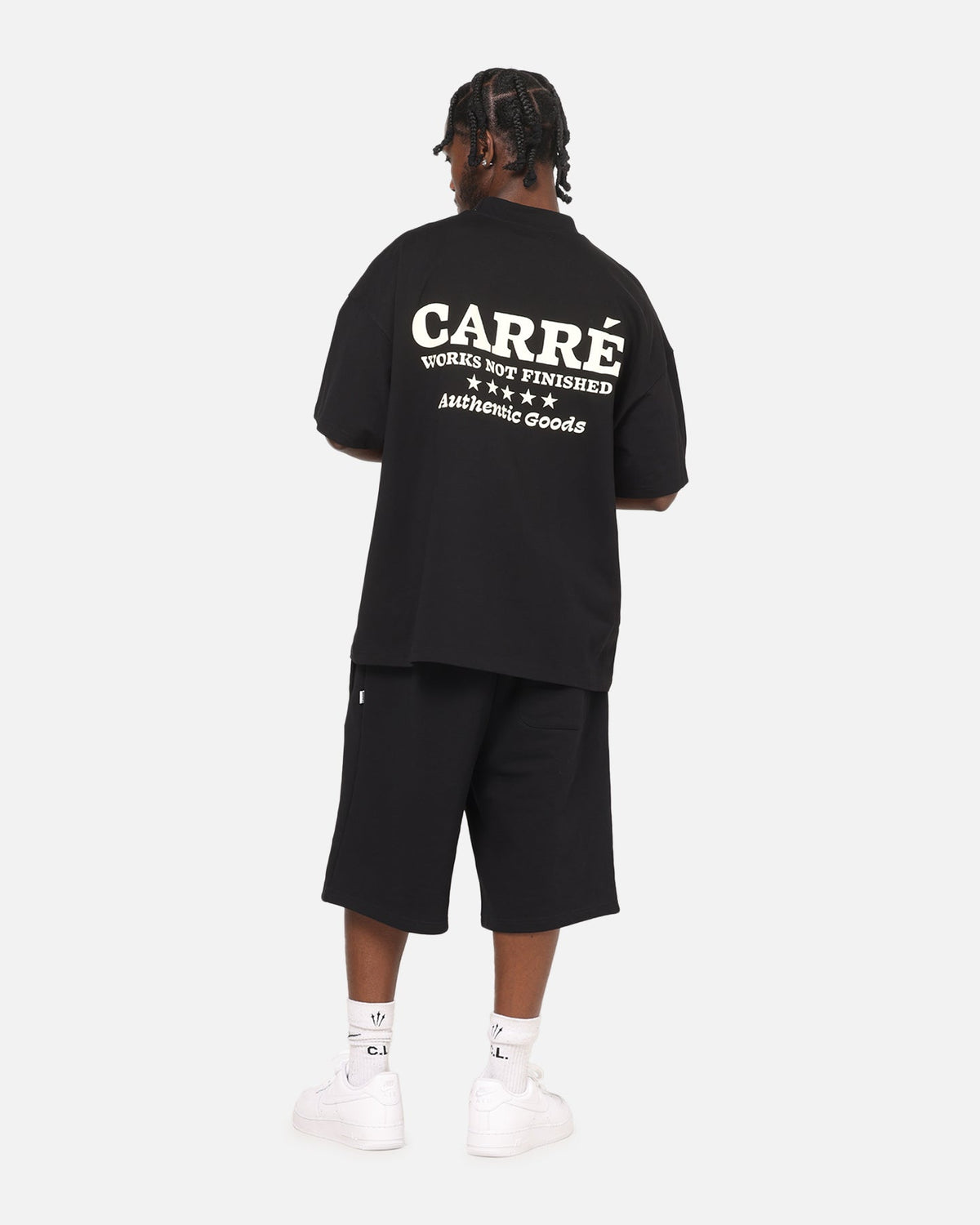 Carre Pocket T-Shirt Black