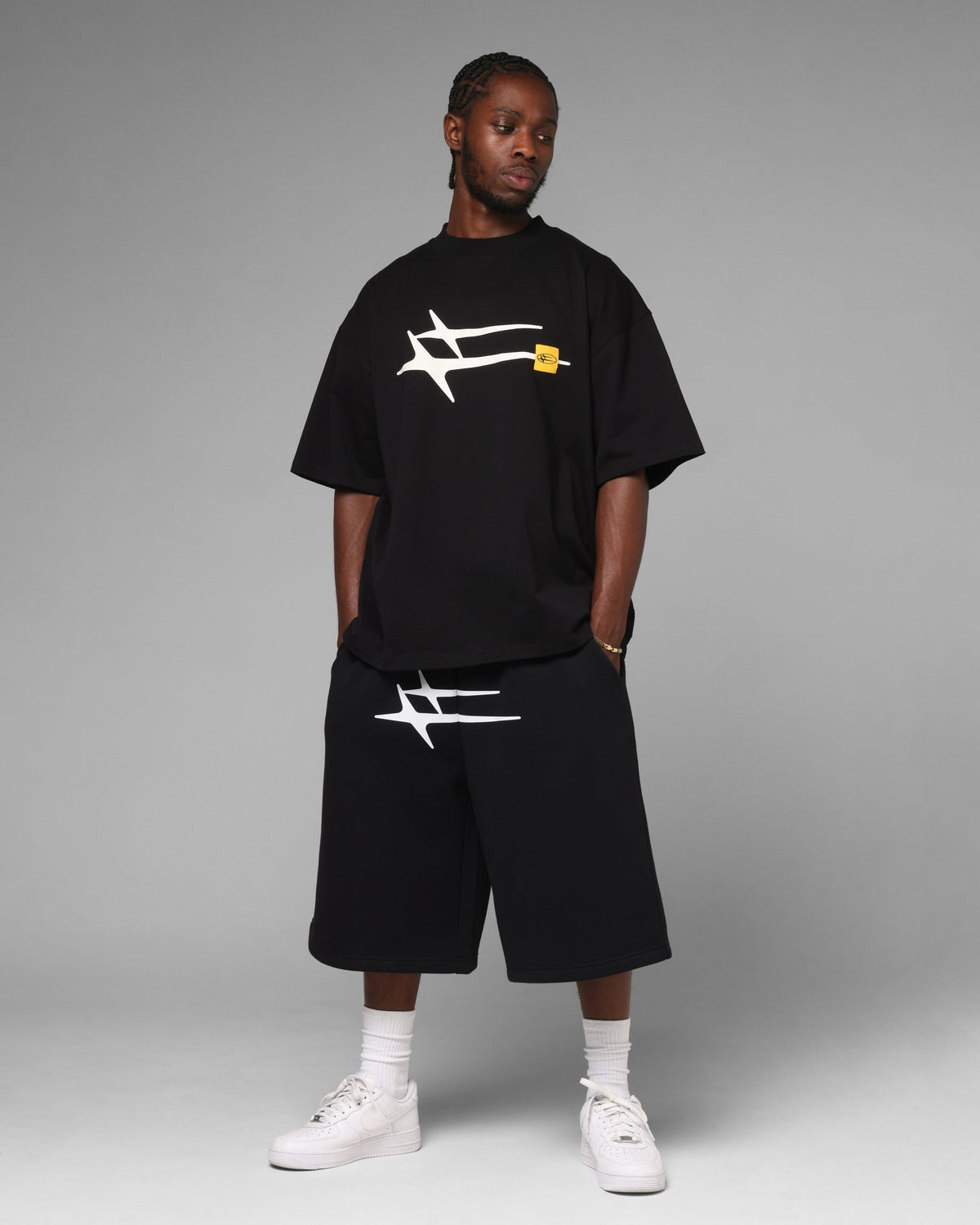 Loiter Hybrid Premium T-Shirt Black