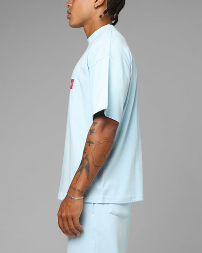 Loiter Hybrid Premium T-Shirt Light Blue