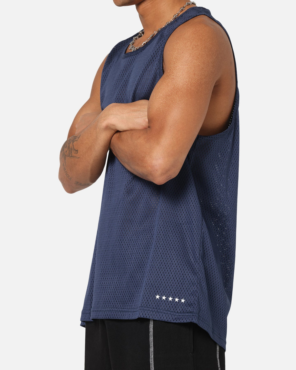 Carre Nova Sports Singlet Navy