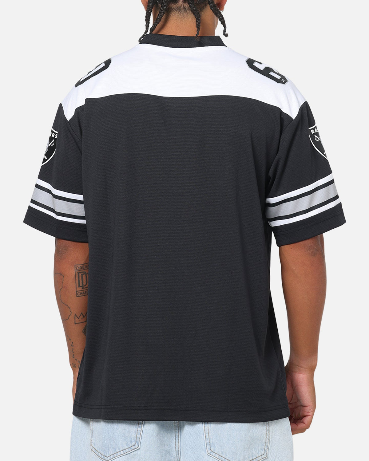 Majestic Athletic Las Vegas Raiders Glenver Mesh Oversized T-Shirt Black