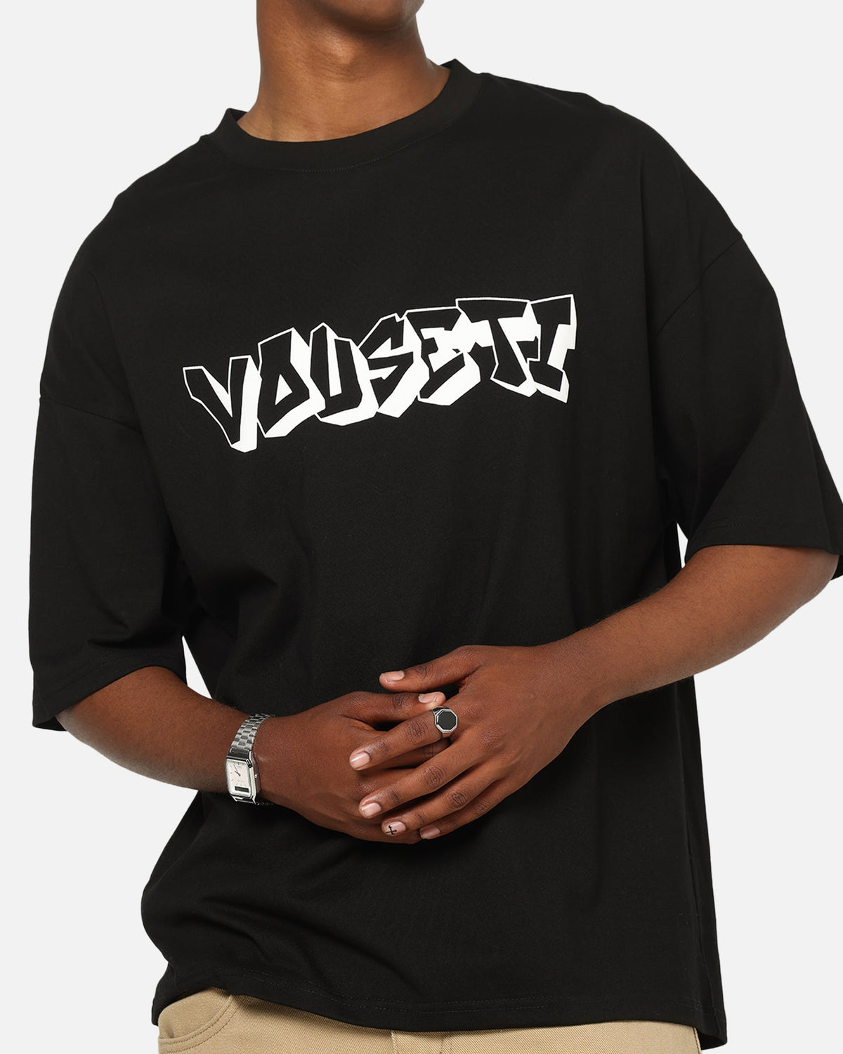 Vouseti Bubble T-Shirt Black