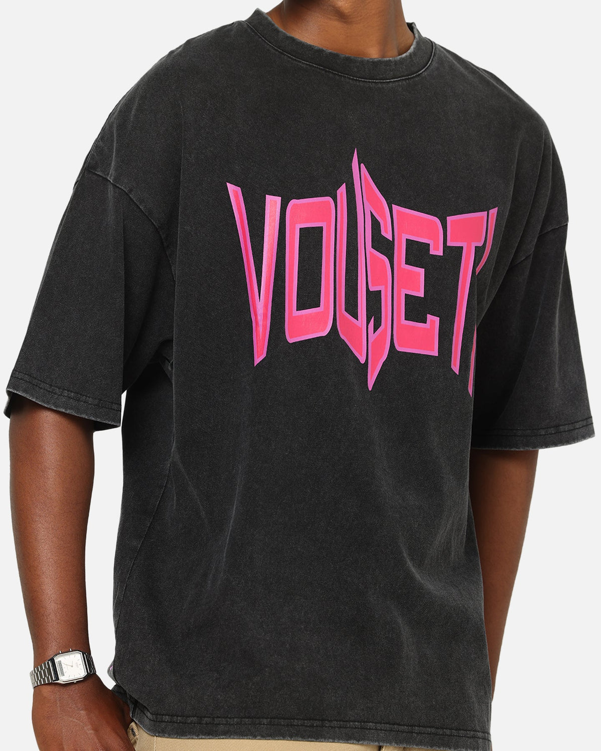 Vouseti Lock In T-Shirt Vintage Black