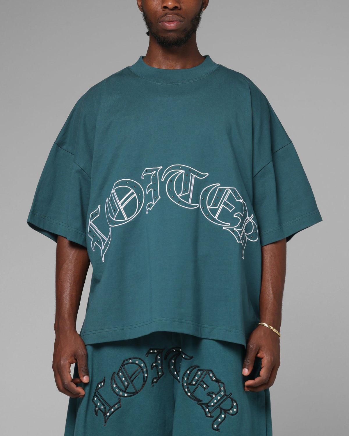 Loiter Destruct T-Shirt Teal