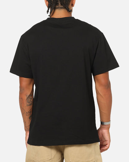 Von Dutch Distressed Embroidered Patch T-Shirt Black