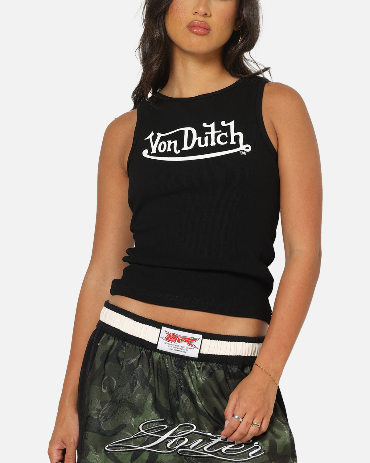 Von Dutch Women's Tank Top Black