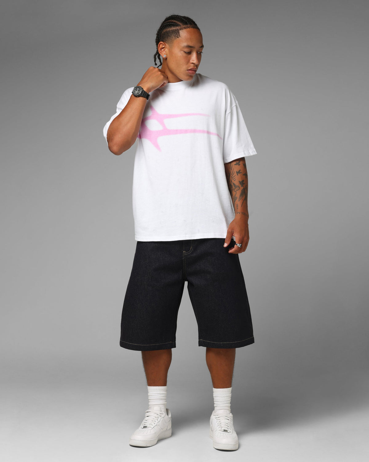 Loiter Twin Star T-Shirt White