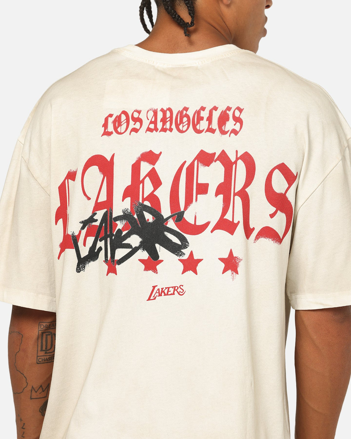 Mitchell & Ness Los Angeles Lakers Star T-Shirt Vintage White