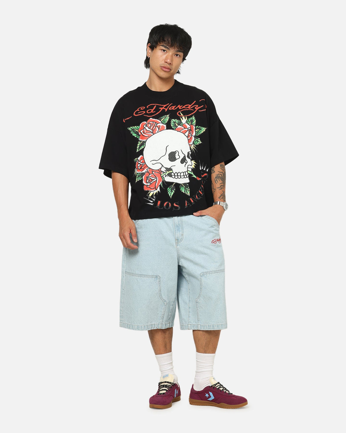 Ed Hardy Eternal T-Shirt Black