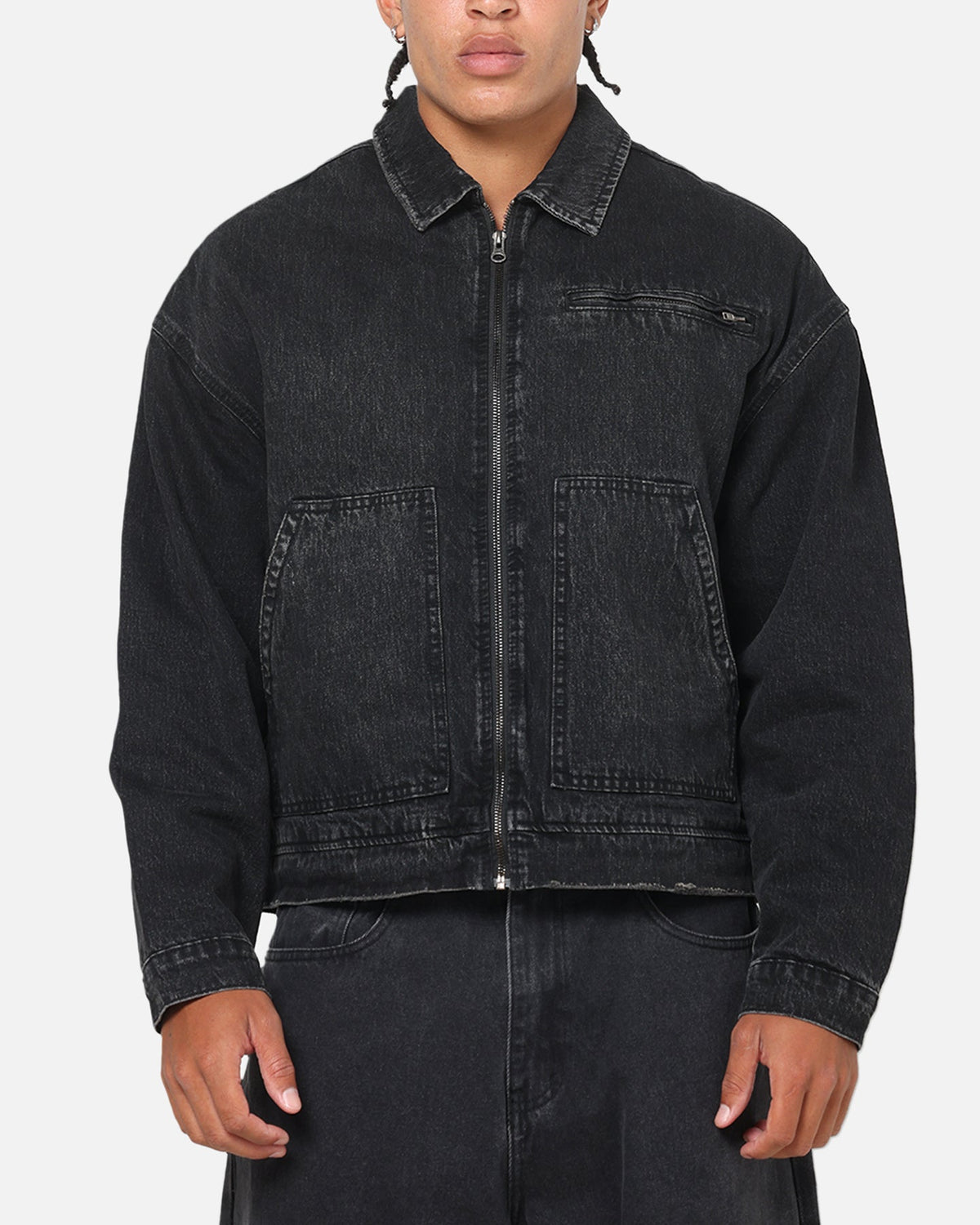 Saint Morta Halo Zip Jacket Black