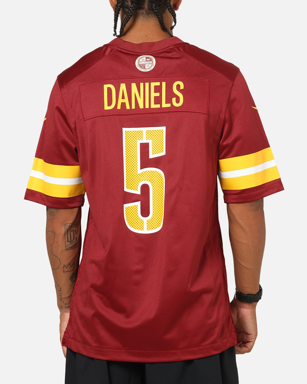 Nike Washington Commanders Jayden Daniels #5 Home Game NFL Jersey Team Red