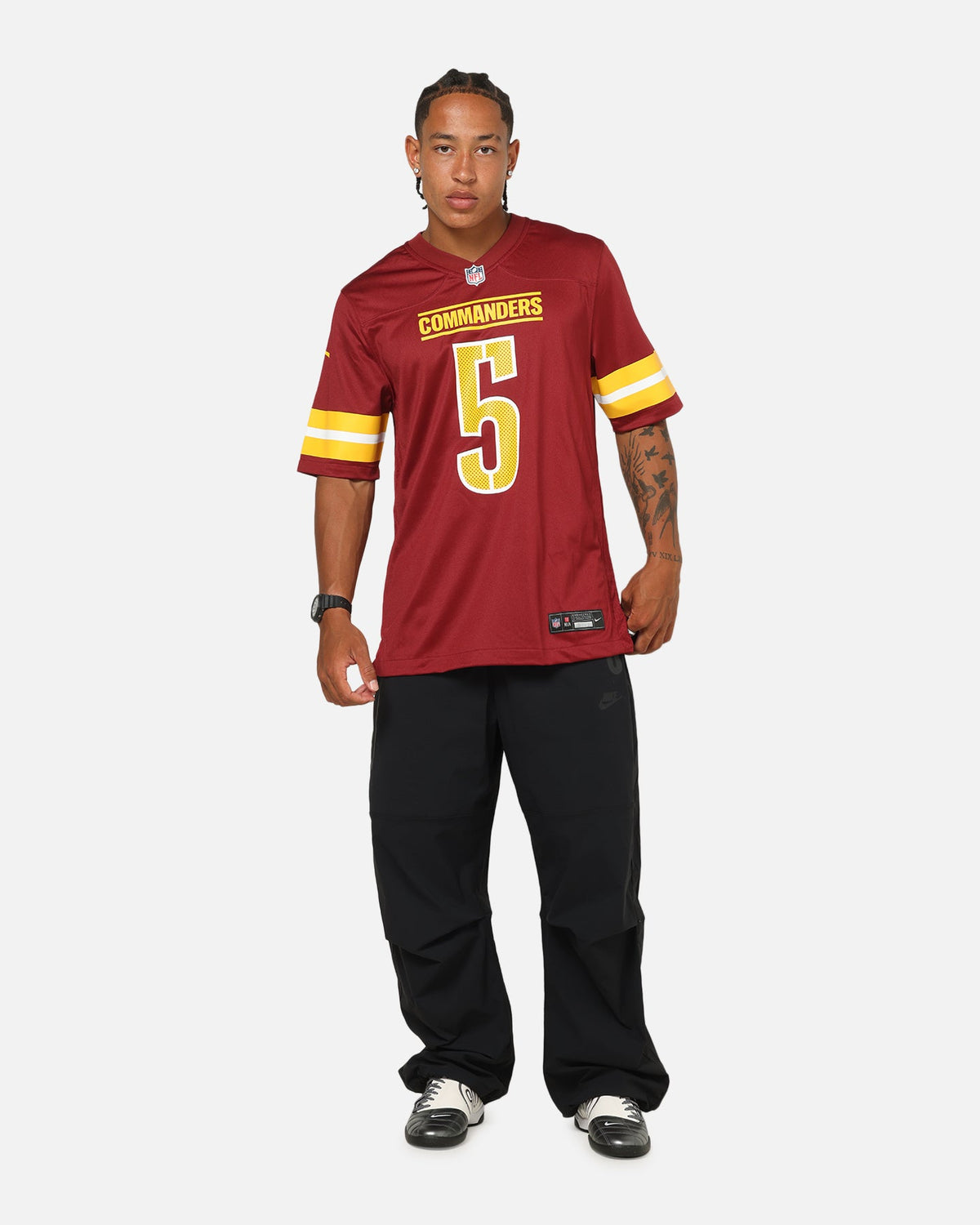 Nike Washington Commanders Jayden Daniels #5 Home Game NFL Jersey Team Red
