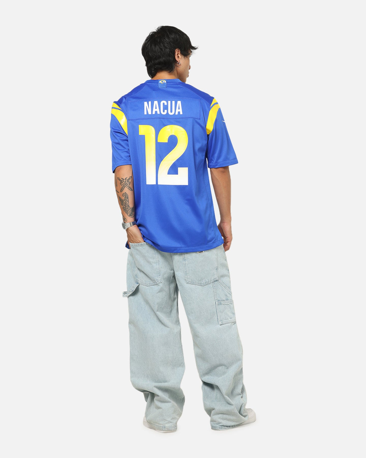 Nike Los Angeles Rams Puka Nacua #12 Home Game NFL Jersey Blue