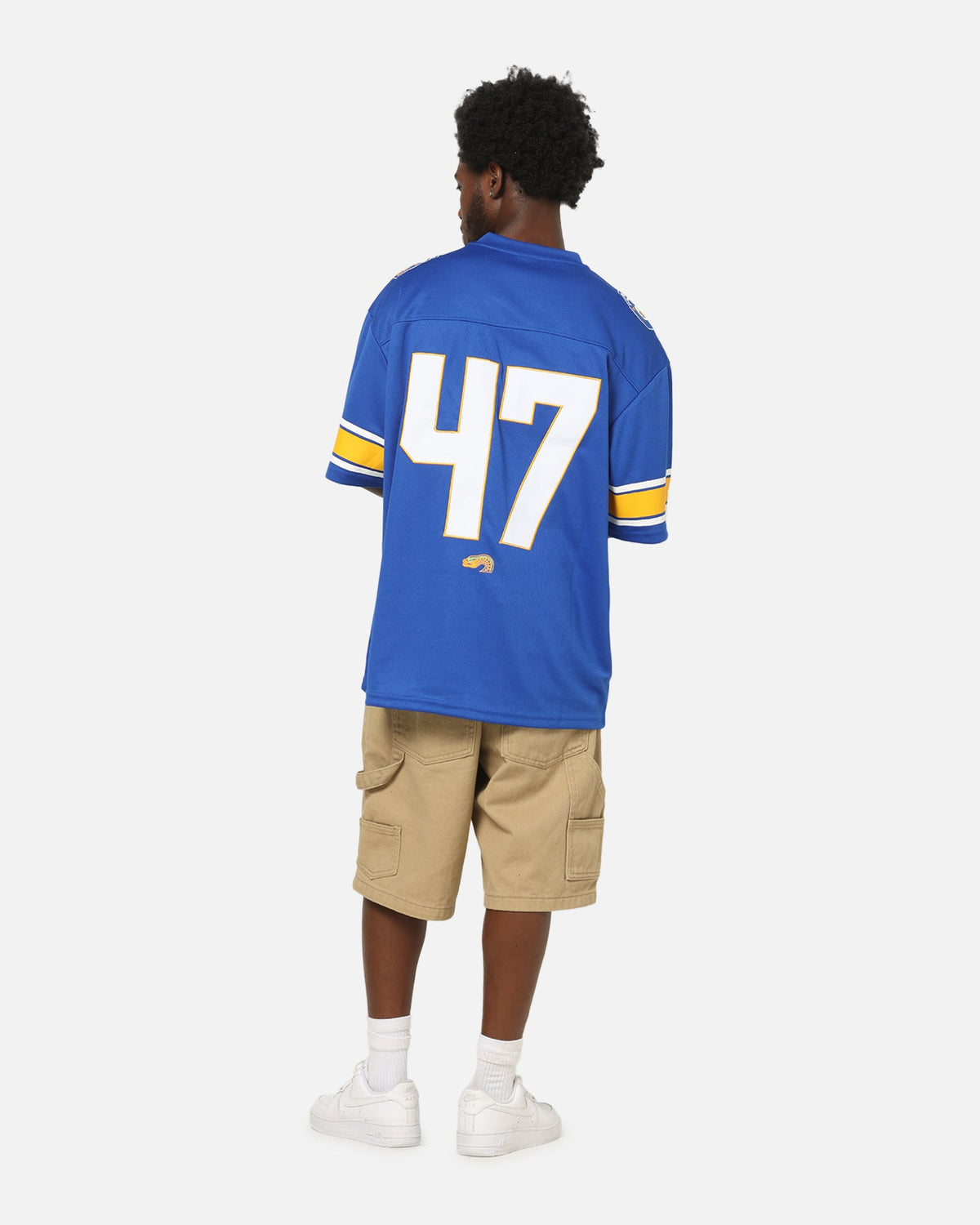 Bleacher Athletic Parramatta Eels NRL Gridiron Mesh Jersey Official Team Color
