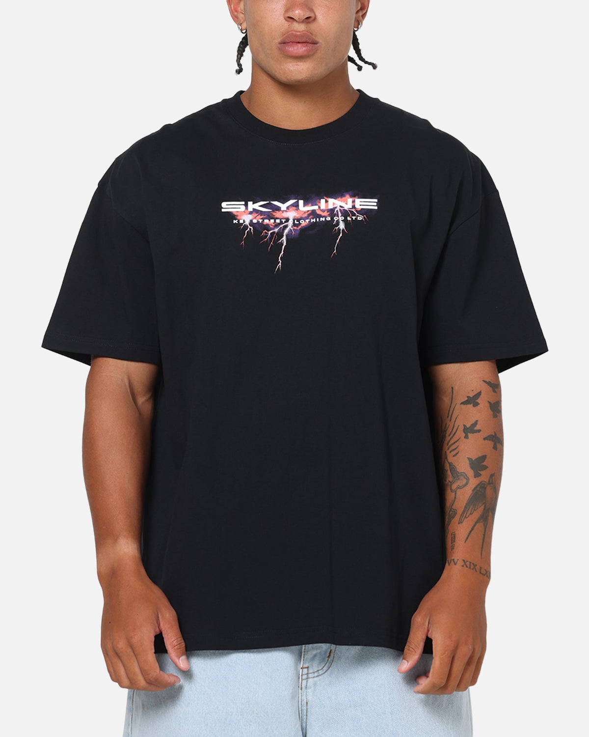Key Street R32 Storm Heavy T-Shirt Black