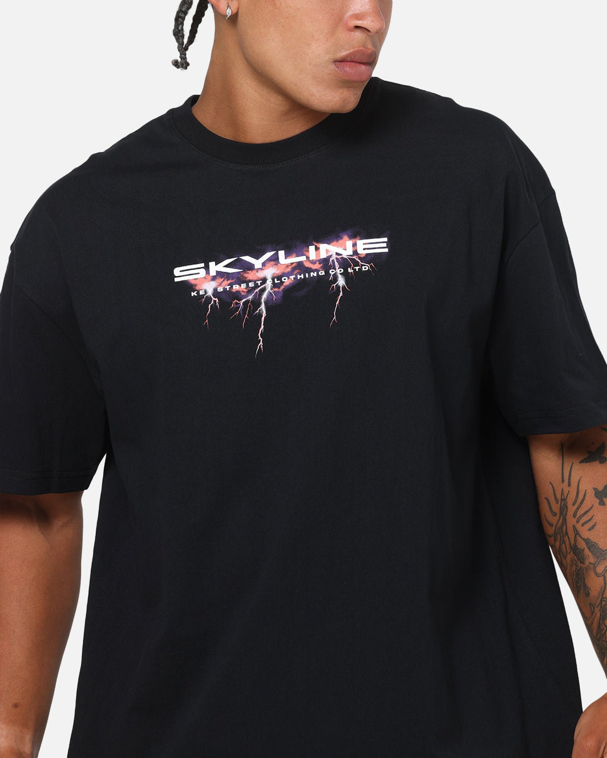 Key Street R32 Storm Heavy T-Shirt Black