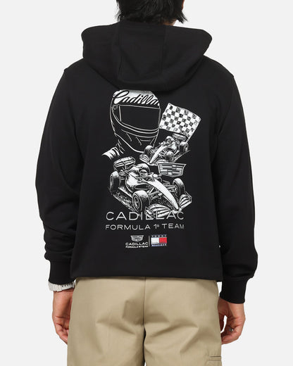 Tommy Hilfiger X Cadillac Formula 1 Team Car Graphic Hoodie Black