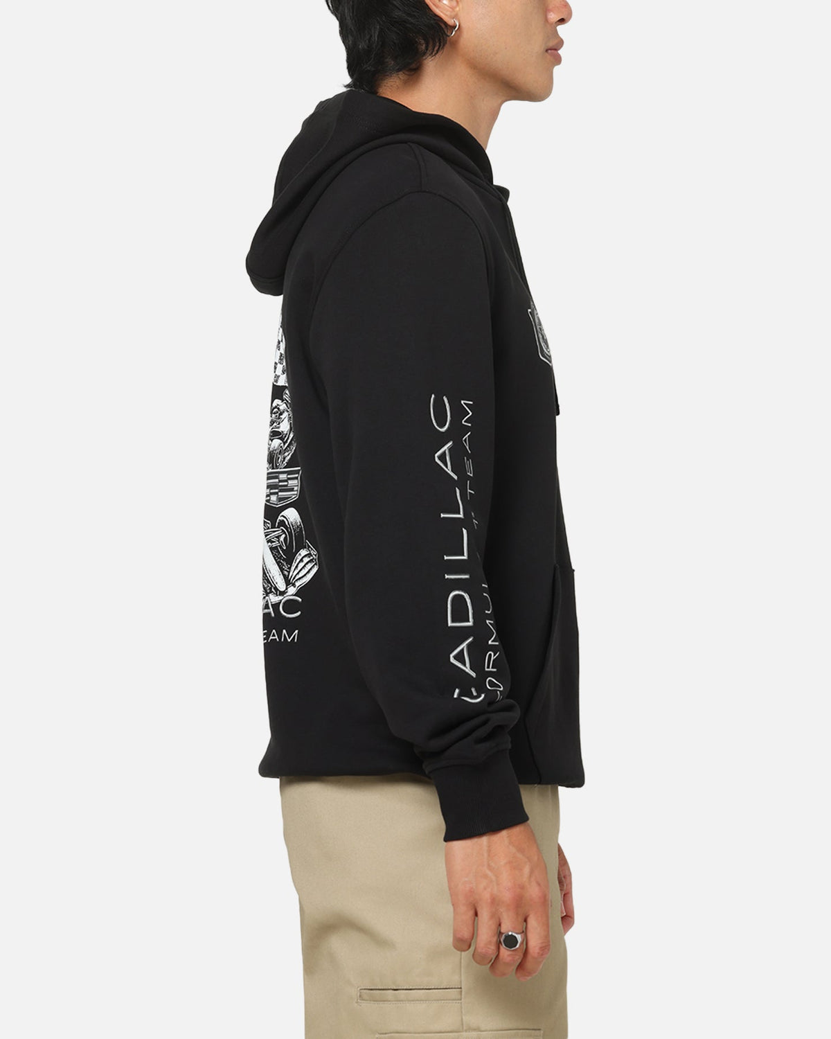 Tommy Hilfiger X Cadillac Formula 1 Team Car Graphic Hoodie Black