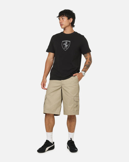 Puma X Scuderia Ferrari Tonal Shield T-Shirt Black