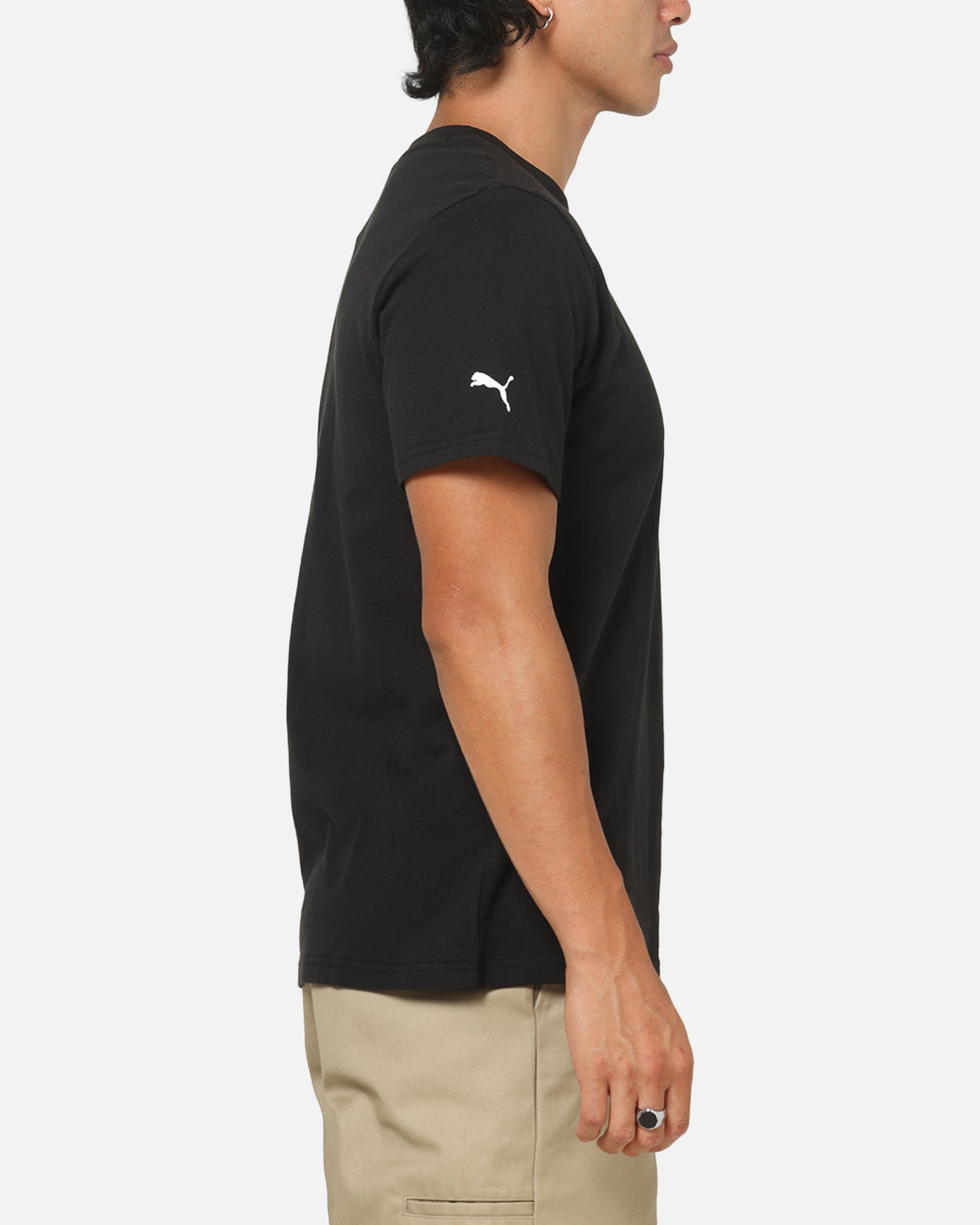 Puma X Scuderia Ferrari Tonal Shield T-Shirt Black