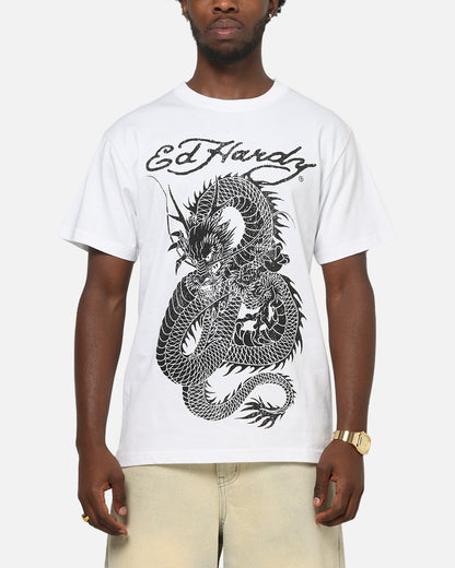 Ed Hardy Euro Fitted T-Shirt White