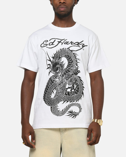 Ed Hardy Euro Fitted T-Shirt White
