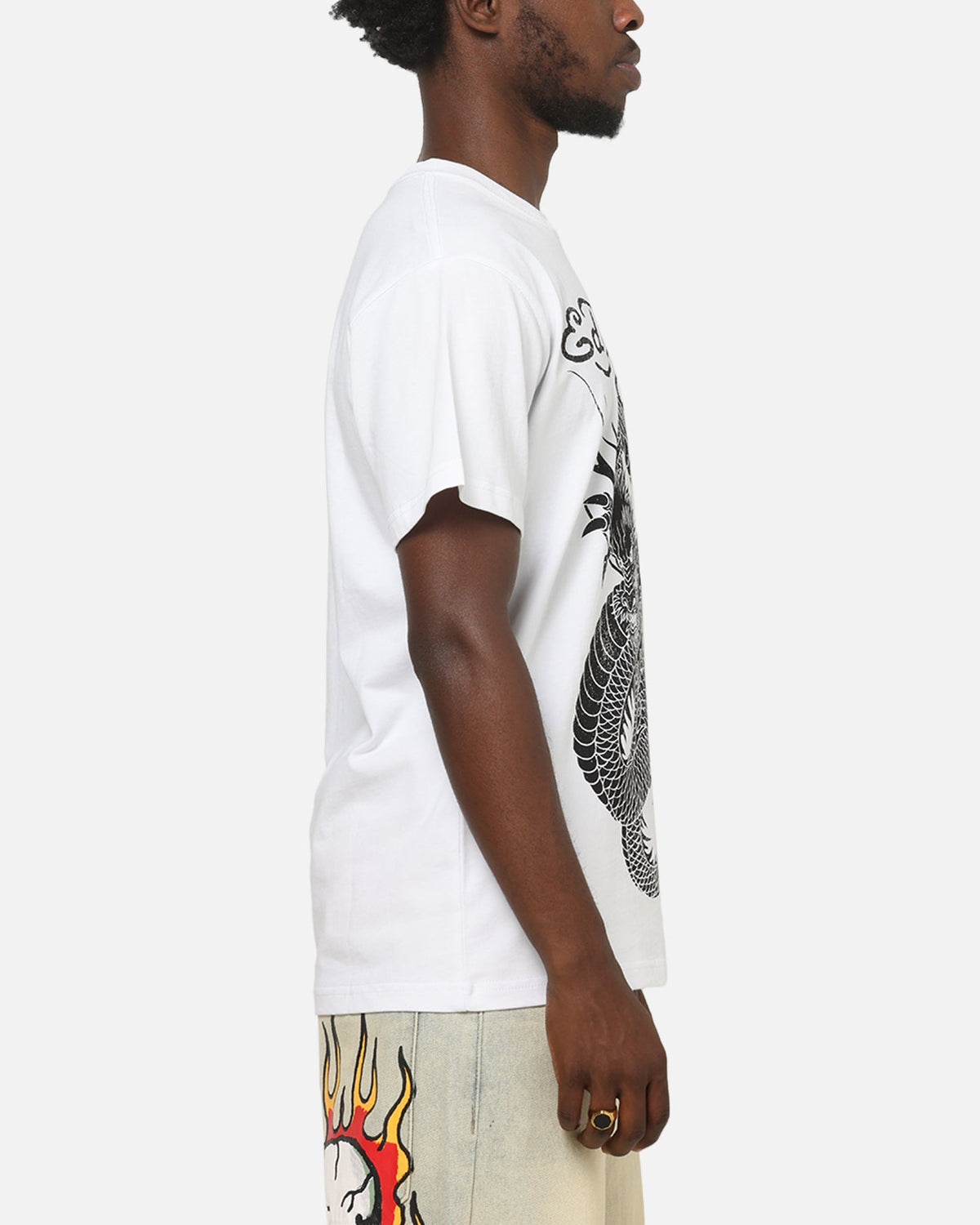 Ed Hardy Euro Fitted T-Shirt White