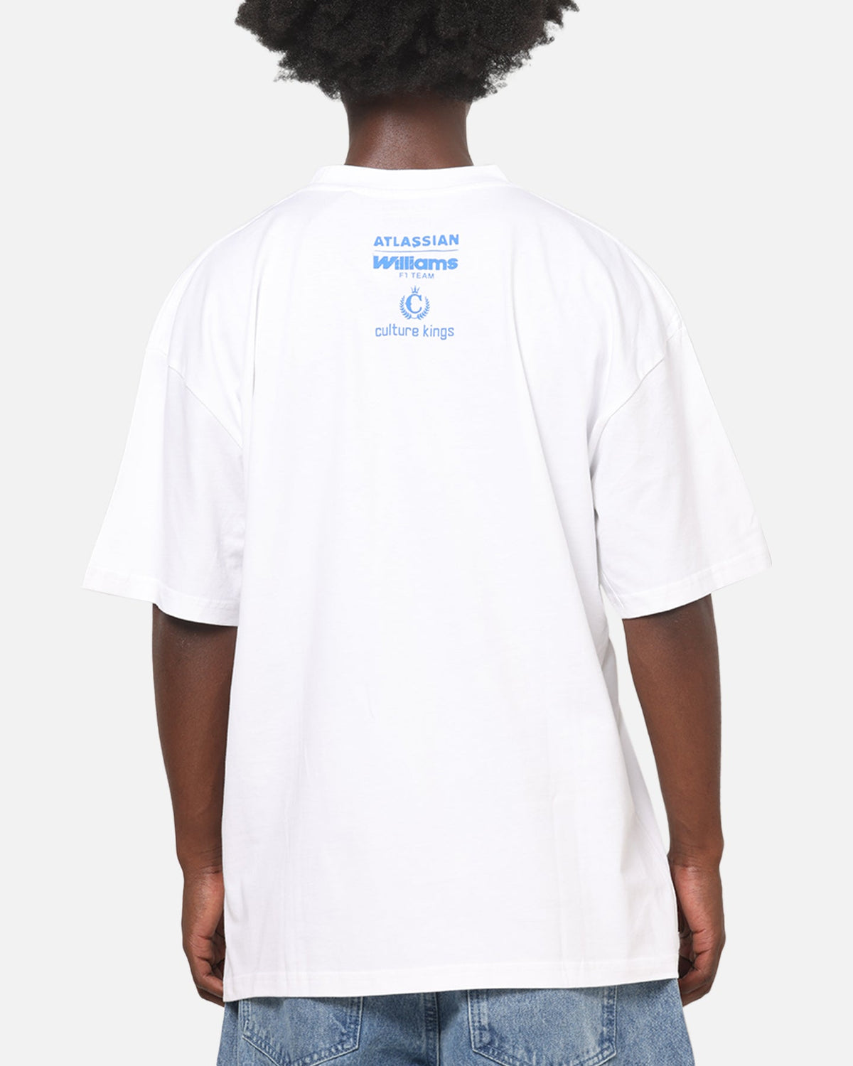 Culture Kings X Atlassian Williams F1 Team Heavy T-Shirt White
