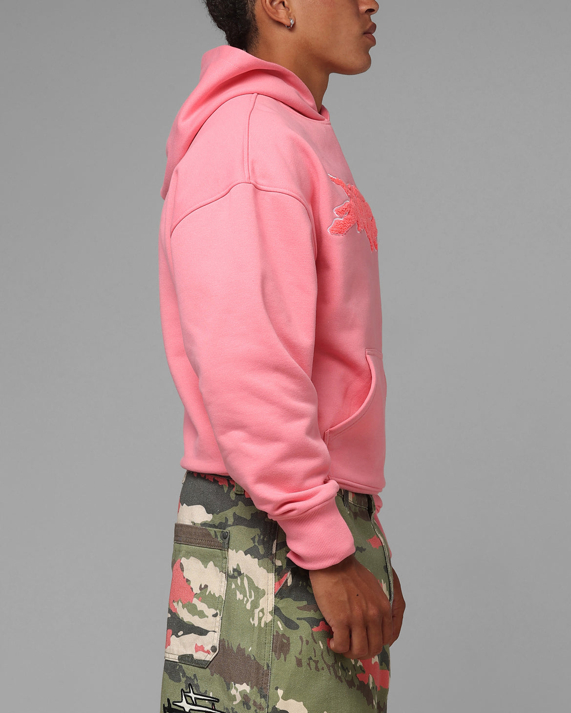 Loiter Global Hoodie Pink