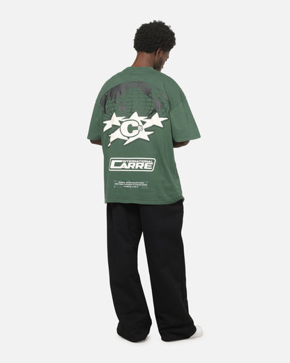 Carre International Globe T-Shirt Forest Green